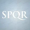 AS ROMA SPQR Sponsor Logo Football Shirt Sponsor Sticker