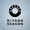 Riyadh season Sponsor Black AS ROMA Riyadh Season Sponsor Logo Football Shirt Sponsor Sticker