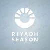 Riyadh season Sponsor White AS ROMA Riyadh Season Sponsor Logo Football Shirt Sponsor Sticker