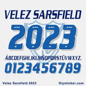 Velez Sarsfield 2023 Font Download