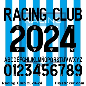 Racing Club 2023-2024 Font Download