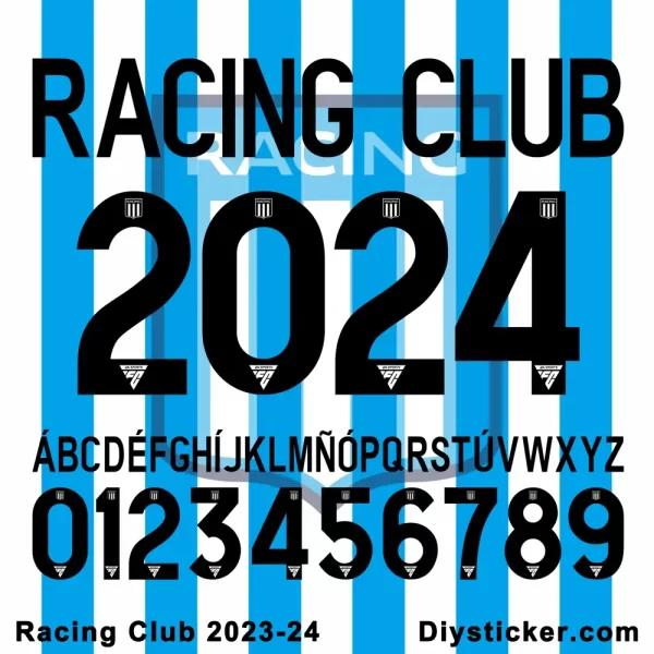 Racing Club 2023-2024 Font Download