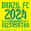 Brazil Copa America 2024 Font Brazil Copa America 2024 Font Download