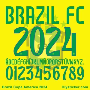 Brazil Copa America 2024 Font Download