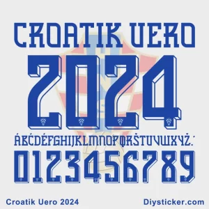 Croatia EURO 2024 Font Download
