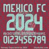 Mexico Copa America 2024 Font Mexico Copa America 2024 Font Download