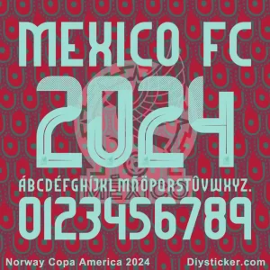 Mexico Copa America 2024 Font Download