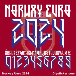 Norway EURO 2024 Font Download