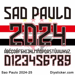 Sao Paulo 2024-2025 Font Download