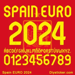 Spain EURO 2024 Font Download
