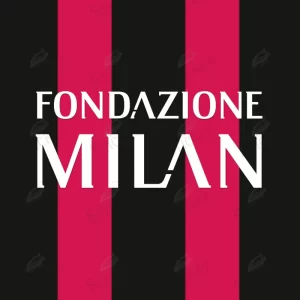 2022-23 AC Milan FONDAZIONE MILAN Sponsor Patch Soccer Sticker