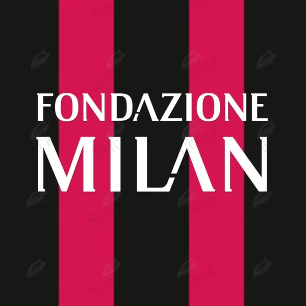 2022-23 AC Milan Fondazione Milan sponsor patch soccer sticker
