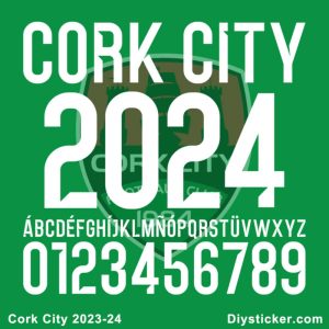 Cork City 2023-24 Font Download