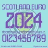 Scotland EURO 2024 Font Download Escocia Scotland EURO 2024 Font Download