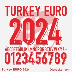 Turkey EURO 2024 Font Download