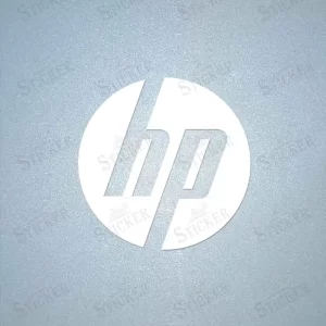 2023-24 Real Madrid HP Sponsor Logo Patch White Sticker