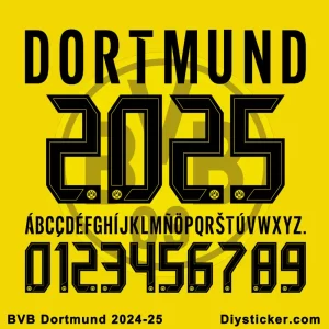 All-New Dortmund 2024-25 Font Download