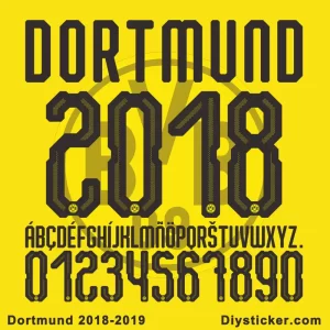 Dortmund 2018-2019 Font