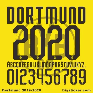 Dortmund 2019-20 Font Download