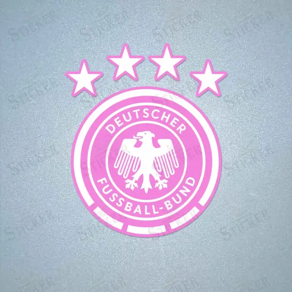 Official Germany DFB logo iron-on sticker for jersey repair