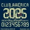 Club America 2024-2025 Font Club America 2024-2025 Font Vector Download.