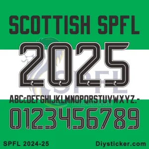 Scottish SPFL 2024-25 Font Download