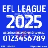 EFL 2024-25 Font English Football League EFL 2024-25 Font Download