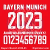 FC Bayern Munich 2023 Font FC Bayern Munich 2023 Font