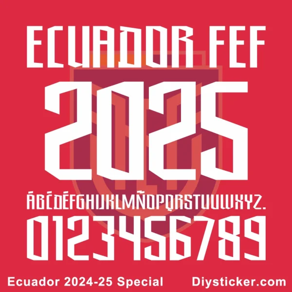Special Ecuador 2024-2025 Font Download