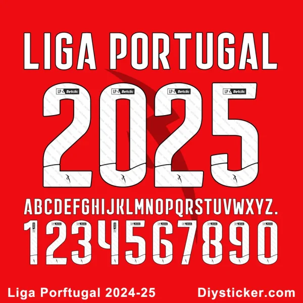 Official Liga Portugal 2024-25 Font and Vector Files - TTF, OTF, CDR, AI, PDF Download