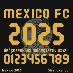 Mexico FC 2025 Font – Official Football Typeface Preview