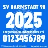 SV Darmstadt 2024-25 Font Download - Main Image SV Darmstadt 2024-25 font download package with TTF, OTF, AI, CDR, and PDF files