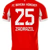 Bayern Munich 2025-26 Jersey Back Bayern Munich 2025-26 home kit jersey back with font and player name Zadrrazil.