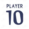 Custom Real Madrid 1998-2000 UEFA Champions League Name Number Set for Homekit Real Madrid 1998/2000 UEFA Champions League Homekit Name Number Set for DIY soccer jerseys