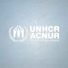 FC Barcelona UNHCR Patch-W 2024-25 FC Barcelona Unhcr Acnur Sponsor Patch Jersey Sticker-White