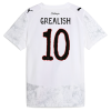 Manchester City Kids Super 2025 GREALISH 10 Jersey Back of a white Manchester City Kids Super 2025 jersey with "GREALISH" and number "10" in the official font.