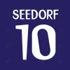 SEEDORF Real Madrid 1998-2000 UEFA Champions League Name Number Set For Awaykit SEEDORF Real Madrid 1998/2000 UEFA Champions League Name Number Set for Awaykit DIY soccer jerseys