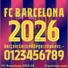 Official FC Barcelona 2025-26 font download with TTF, OTF, AI, CDR, PDF files for design projects.