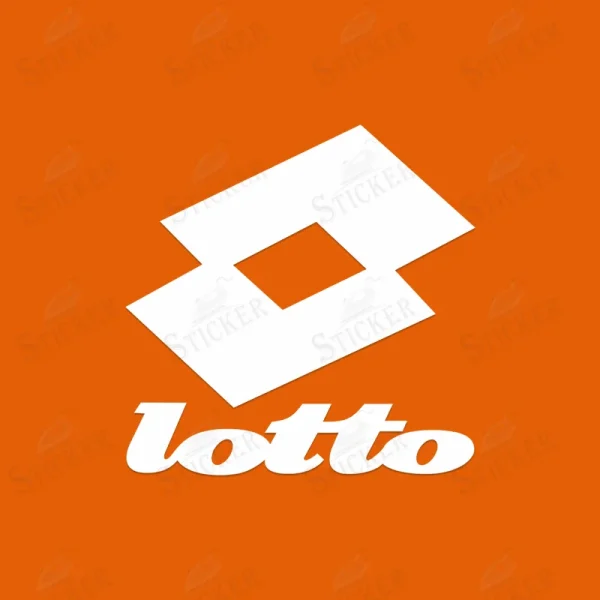 Lotto iron-on sticker with iconic logo for DIY clothing and logo repair