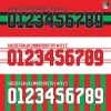 NEC Nijmegen 2025-26 Font Downloads Complete NEC Nijmegen 2025-26 font character set showing multiple alphabet and number variations for design projects