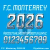 rayados-monterrey-2025-26-font-full-character-set-download Official Rayados Monterrey 2025-26 typeface showing full alphabet, numbers, and "C.F. Monterrey 2025-26" text for download.