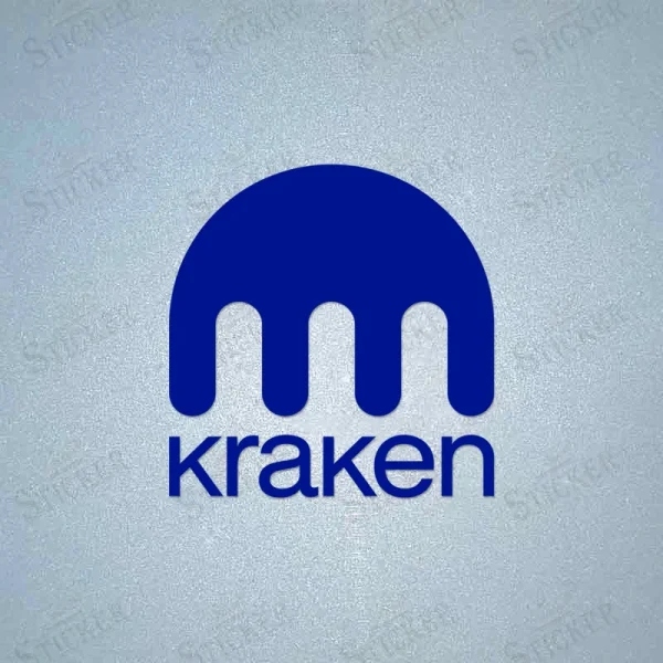Blue KRAKEN sleeve sponsor patch for football jerseys, suitable for RB Leipzig kits.
