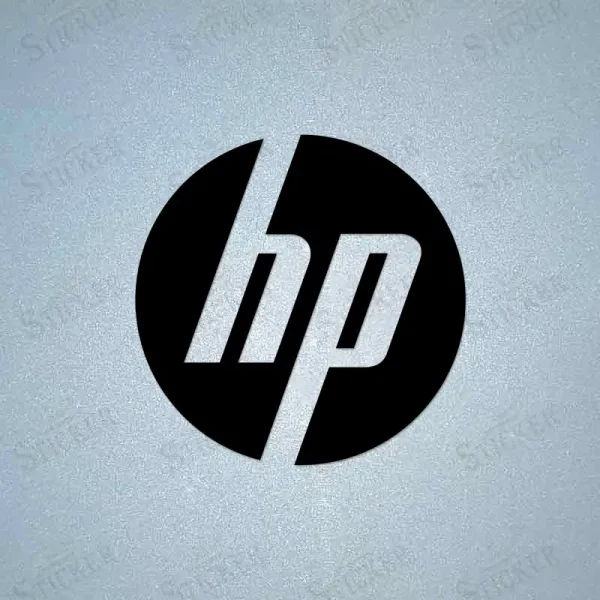 Black Real Madrid HP sleeve sponsor patch for light-colored football jerseys.