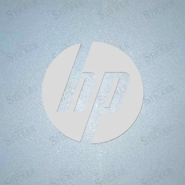 Silver Real Madrid HP sleeve sponsor patch for football jerseys, matching specific kit accents.