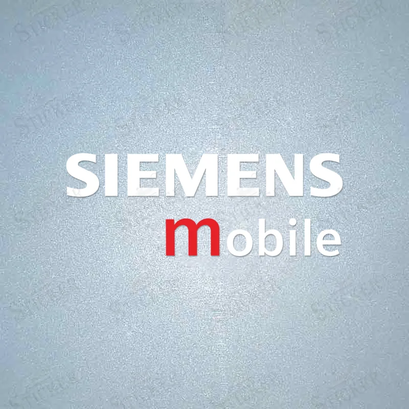 Real Madrid Siemens Mobile sponsor patch in white and red for jersey repair