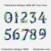 Tottenham Hotspur 2025 Hongkong Tour Font Tottenham Hotspur 2025 Hong Kong Tour font preview with official tour typography from Diysticker.com