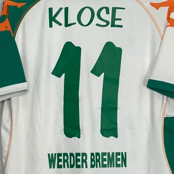 Werder Bremen KLOSE #11 Nameset Custom KLOSE #11 & BALLACK #13 Nameset