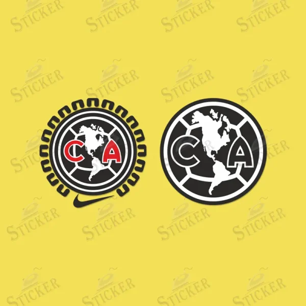 Club América Iron-On Sticker Custom Club América Iron-On Sticker