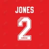Liverpool 1995-1996 Home Jersey Jones #2 name set Robbie Jones number 2 nameset for the retro Liverpool 1995-1996 home kit.