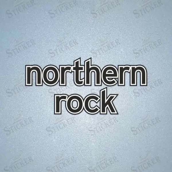 Newcastle United 2003-2005 Third jersey Northern Rock Sponsor Sticker Newcastle United 2003-2005 third jersey sponsor repair sticker black